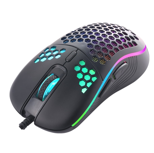 Xtrike Me GM-512 - 7 Button Wired Optical Gaming Mouse, DPI: 800/1600/2400/3200/4800/6400 With RGB Backlight, Black