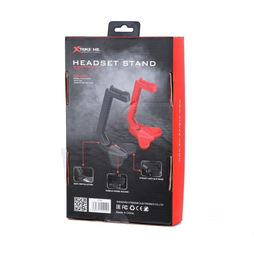 Xtrike Me HT-02 - Stand for Gaming Headset, Red