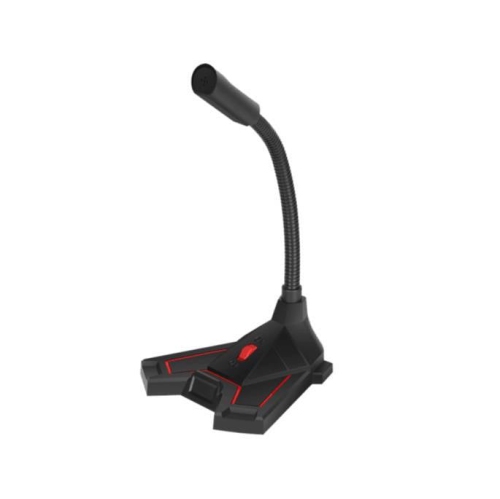 Xtrike Me XMC-01 - Microphone de Jeu, Prise 3.5mm, Haute-Sensibilité avec Bras Flexible, Noir