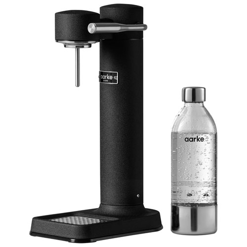 Machine à eau pétillante Carbonator 3 d'Aarke - Noir mat