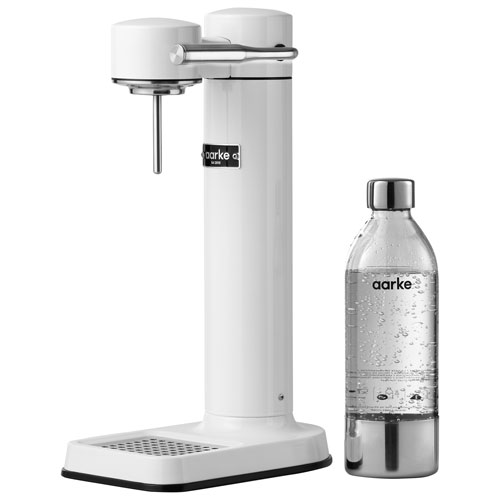 Machine à eau pétillante Carbonator 3 d'Aarke - Blanc