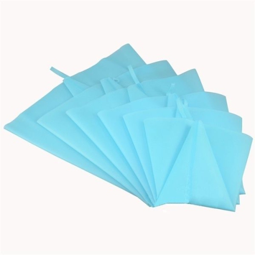 ISTAR Piping Bag Food Grade Silicone Pastry Bags 5 Sizes For Cake / Professional Cupcake Decorating Piping Baking Icing Bags Blue Kitchen Tool Set