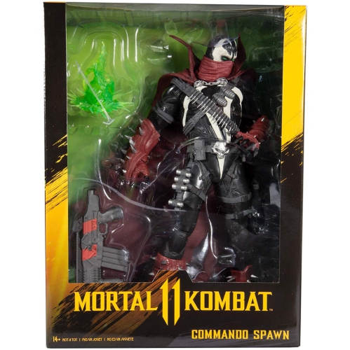 Figurine statique Deluxe de 12 po de Mortal Kombat - Commando Spawn