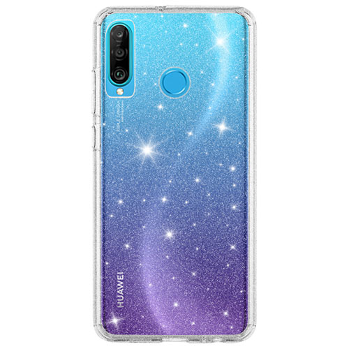 Case-Mate Sheer Crystal Fitted Hard Shell Case for Huawei P30 Lite - Clear