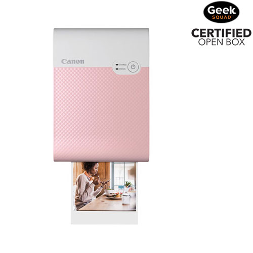 Best Buy: Canon SELPHY Square QX10 Wireless Photo Printer Pink 4109C002