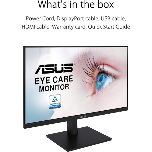 ASUS 27" FHD 75Hz 5ms GTG IPS LED Adaptive-Sync Monitor - Black