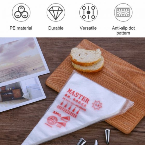 ISTAR – poches à glaçage/poche à douille jetables pour gâteau/pâtisserie/petits gâteaux/poche à douille à décorer réutilisable pour la crème au