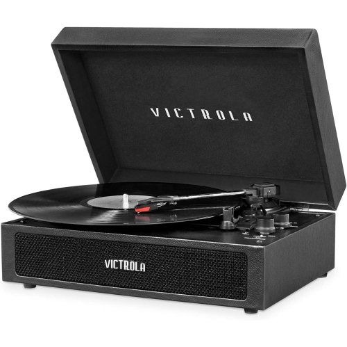 VICTROLA  Parker Bluetooth Suitcase Record Player With 3-Speed Turntable This is my first ever record player