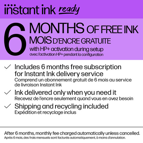 HP OfficeJet 8015e Wireless All-In-One Inkjet Printer - HP Instant Ink 6-Month Free Trial Included*
