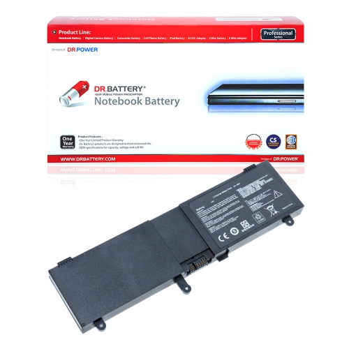 DR. BATTERY C41-N550 C41N550 Battery Compatible with Asus ROG G550 G550J G550JK N550 N550J N550JA N550JK N550JV N550JX N550LF Q550LF [15V] ***Free