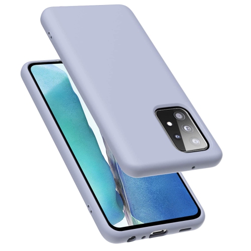 HLD  Samsung Galaxy A52 5G Case, Liquid Silicone Case With Microfiber Lining Thickening Shockproof Design Soft Gel Rubber Phone C