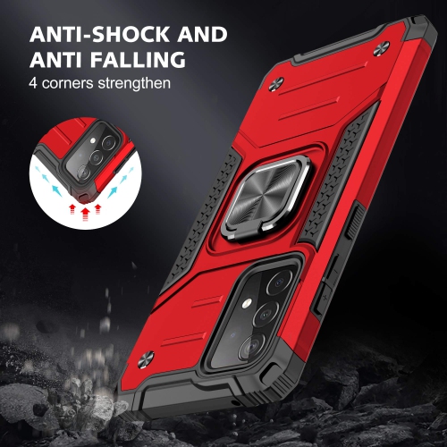 Amosry Compatible for Samsung Galaxy A52 5G Case,Military-Grade Armor Mobile Phone Case,Shockproof,Anti-Fall,Equipped with 3