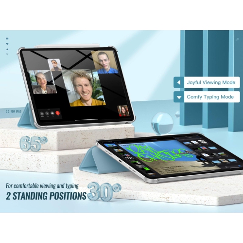 Dadanism Case for New iPad Pro 11 inch Case 2021 / 2020 (2nd Gen) / 2018, Support 2nd Gen Apple Pencil Charging