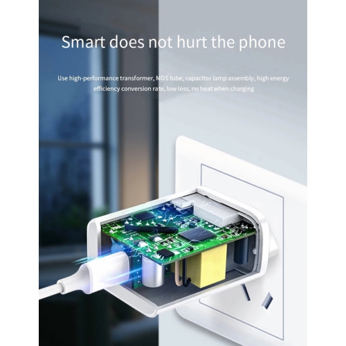 Chargeur mural rapide USB de type C de 20 W pour iPhone 12/iPhone 12 Pro/iPhone 12 Pro Max/iPhone 12 mini/iPhone/Galaxy S21/Galaxy S21 plus/Galaxy