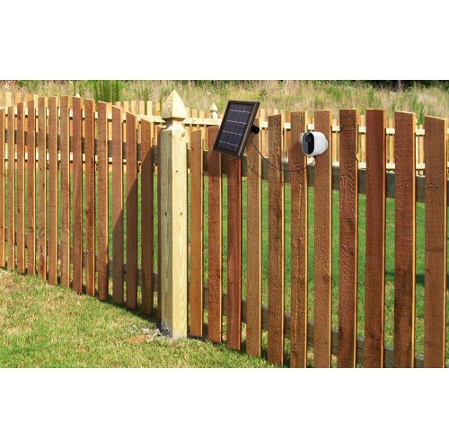 Wasserstein Solar Panel with 13ft Cable for Arlo Essential Spotlight/XL Spotlight Camera Only - Power Your Arlo Camera Continuously