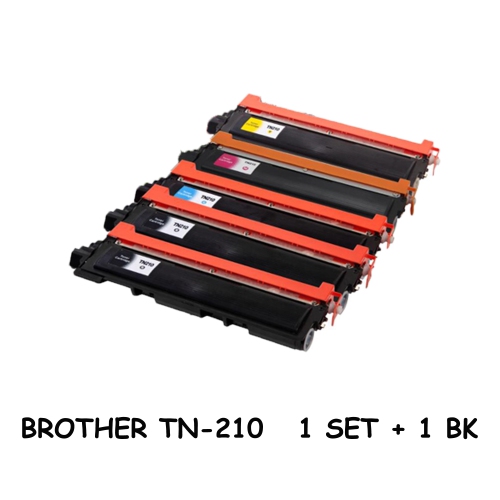 Bestoner™ 5 PK Brother TN210/TN-210/tn210/210 BK/M/Y/C Toner Cartridge Brother HL-3040/3045/3070 MFC-9010/9120/9125/9320/9325