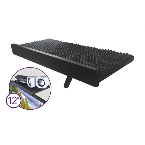 ELink CV353 – tablette supérieure universelle pour téléviseur, 12 po de largeur, noir