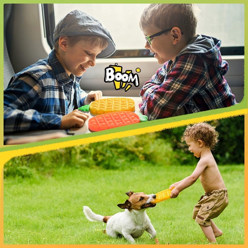 Pineapple Push Pop Bubble Fidget Toy [Sensory Kids Adults Anxiety Stress Relief]