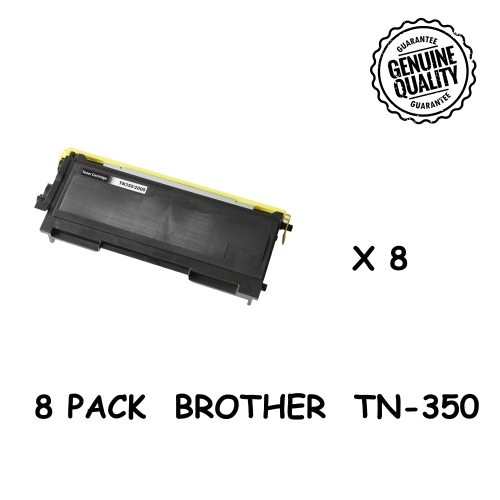 Bestoner™ 8 PK Brother TN350/TN-350/tn350/tn 350 Compatible Black Toner Cartridge Brother DCP-7020 DCP-7025 HL-2030 HL-2040 HL-2070