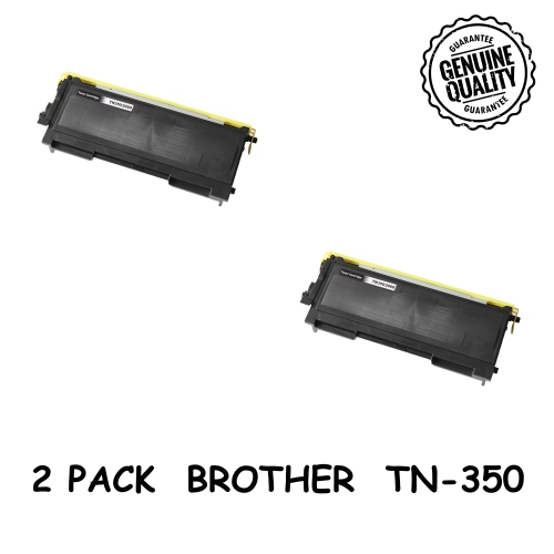Bestoner™ 2 PK Brother TN350/TN-350/tn350/tn 350 Compatible Black Toner Cartridge Brother DCP-7020 DCP-7025 HL-2030 HL-2040 HL-2070