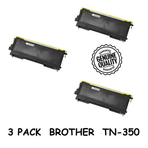 Bestoner™ 3 PK Brother TN350/TN-350/tn350/tn 350 Compatible Black Toner Cartridge Brother DCP-7020 DCP-7025 HL-2030 HL-2040 HL-2070