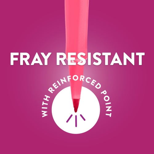 Paper Mate – Stylos Flair à pointe en feutre, pointe moyenne, couleurs variées, paq. 24