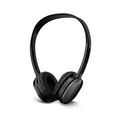 Auawak Rapoo H1030 2.4G Stereo Wireless Headset With Built-in Microphone for Laptops Desktops and PC - Black