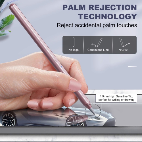 TiMOVO Stylus Pencil for iPad with Palm Rejection, iPad Pencil for 2021 iPad Pro 11/12.9 Inch, iPad 8th Generati