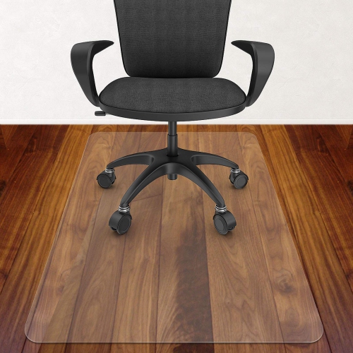 91,4 x 121,9 cm 36 x 48 Rectangle transparent For Hard Floor chaise de bureau de sol protecteur pour bureau et la maison Azadx transparente Tapis de chaise