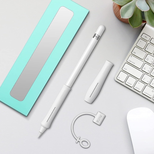 Fintie Silicone Grip Holder for Apple Pencil 1st 2nd Generation, Protective Skin Sleeve Case Accessories Compatible with Apple Pencil 1 2, iPad 10.2,