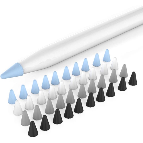 40 Pack Tips Cover Silicone Nibs Caps Accessories Compatible with Apple Pencil 1st and 2nd Generation