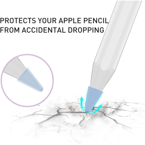 40 Pack Tips Cover Silicone Nibs Caps Accessories Compatible with Apple Pencil 1st and 2nd Generation