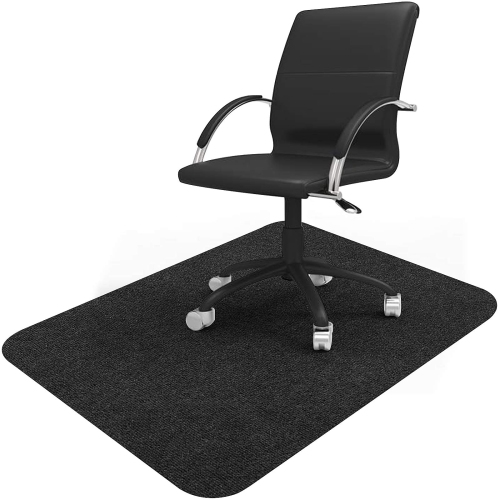 Vicwe Office Chair Mat, 1/6" Thick 48" x 36" Multi-Purpose Low Pile Desk Chair Mat for Hardwood Floor, Upgraded Version (Dar