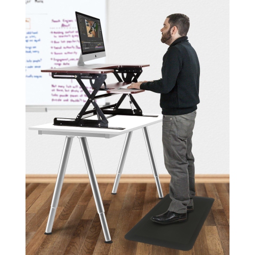 The Original 1 inch Thick Anti-Fatigue Comfort Mat, Perfect for Kitchens and Standing Desks, Ergonomically Engineered, Mater