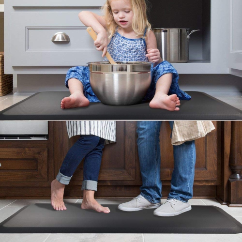The Original 1 inch Thick Anti-Fatigue Comfort Mat, Perfect for Kitchens and Standing Desks, Ergonomically Engineered, Mater