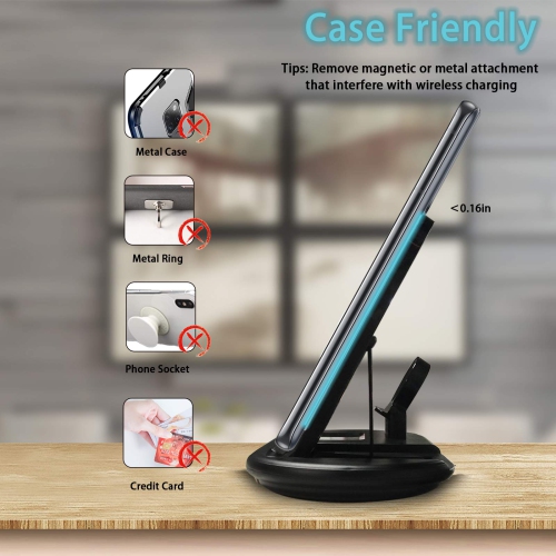 3 in 1 Wireless Charger, Wireless Charging Station, 10W Charging Stand Watch Charging Dock Pad for Samsung Galaxy Watch Acti