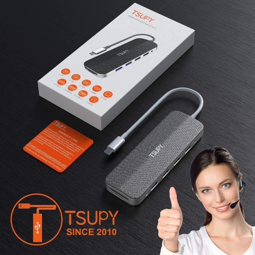 USB C Hub 11 in 1 USB C to HDMI 4K Dual Display VGA Ethernet USB C PD100w 4 USB Audio Jack SD Micro SD Card Reader USB C to USB C Adapter Docking