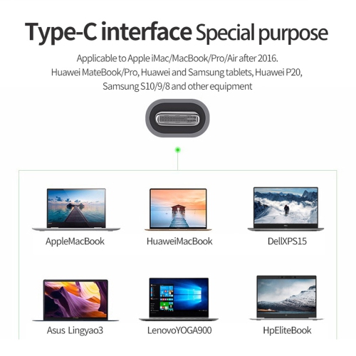 USB C Hub Adapter, Vilcome 8-in-1 USB C Adapter with 4K HDMI, 1Gbps Ethernet, 3 USB 3.0 Ports, 87W Power Delivery, SD/TF Card Reader for MacBook