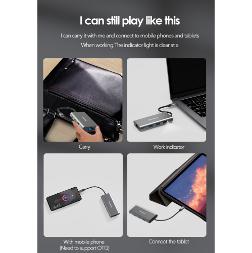 USB C Hub Adapter, Vilcome 8-in-1 USB C Adapter with 4K HDMI, 1Gbps Ethernet, 3 USB 3.0 Ports, 87W Power Delivery, SD/TF Card Reader for MacBook