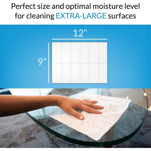 ICloth – très grand moniteur et nettoyant d’écran pour téléviseur, lingettes humides emballées individuellement de qualité professionnelle, 1 chiffon