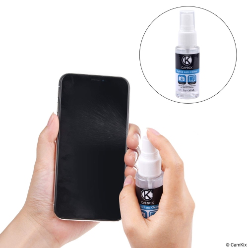 Trousse de nettoyage pour téléphone/écran - vaporisateur de nettoyage, 4 Swabsticks Bob l'éponge, 3 chiffons en microfibre - haute précision,