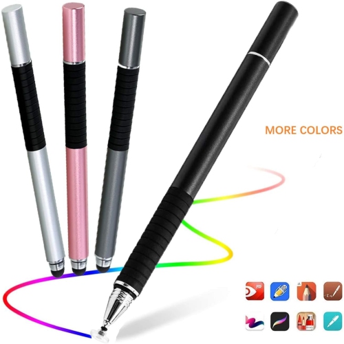 Umiitto Stylus Pens for Touch Screens iPad iPhone Apple iOS Android Samsung Galaxy Cellphone, 2 in 1 Touchscreen Styli Penci