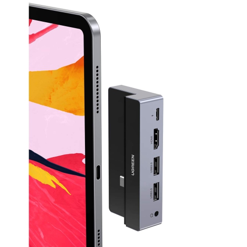 UGREEN USB C Hub for iPad Pro 5 in 1 USB C iPad Pro Hub Adapter Type C Dongle with 4K HDMI, 2 USB 3.0 Ports, 100W PD Chargin
