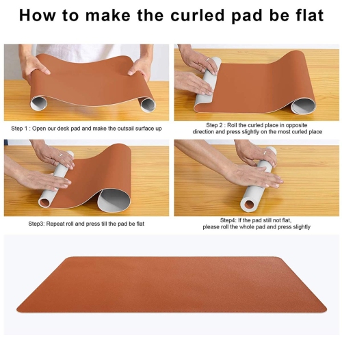 Dual Sided Desk Pad, PU Leather Large Mouse Pad, Waterproof Laptop Office Desk Mat, Writing Mat for Office And Home 3