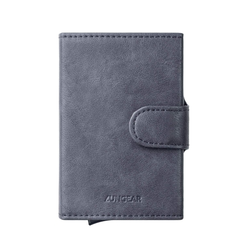 Slim Pop Up Wallet For Men, Leather Credit Card Case Holder RFID Blocking Minimalist Wallets