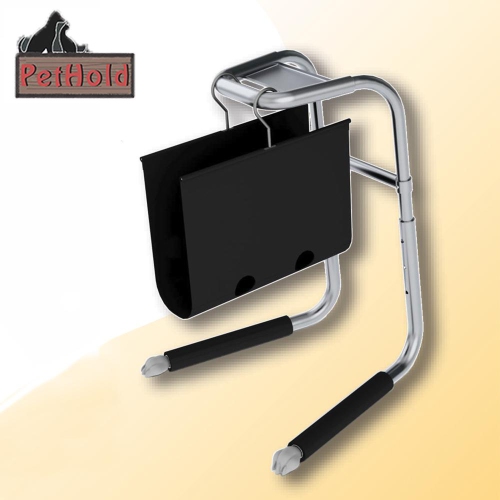 PETHOLD  Hands-Free Grooming Stand- In Silver