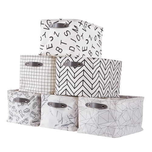 Paniers de rangement DECOMOMO, bac de rangement résistant à l'eau pour jouets, bacs de rangement pour tablettes, grand – 15 x 11 x 9,5&nbsp;po | Moti