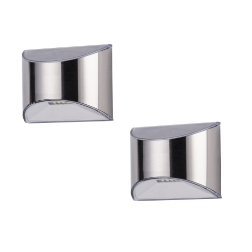 CLASSY CAPS  Stainless Steel Deck & Wall Light Dls900 (2 Pack)
