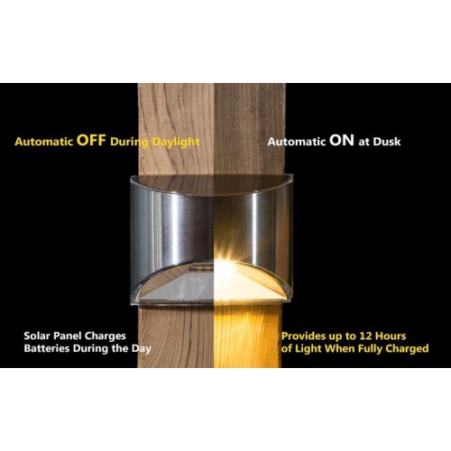 Classy Caps Stainless Steel Deck & Wall Light DLS900