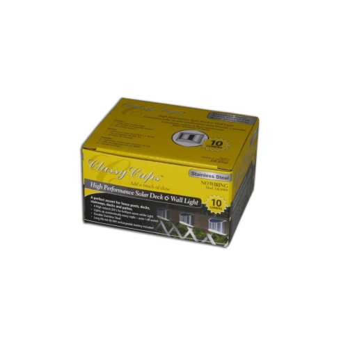 Classy Caps Stainless Steel Deck & Wall Light DLS900